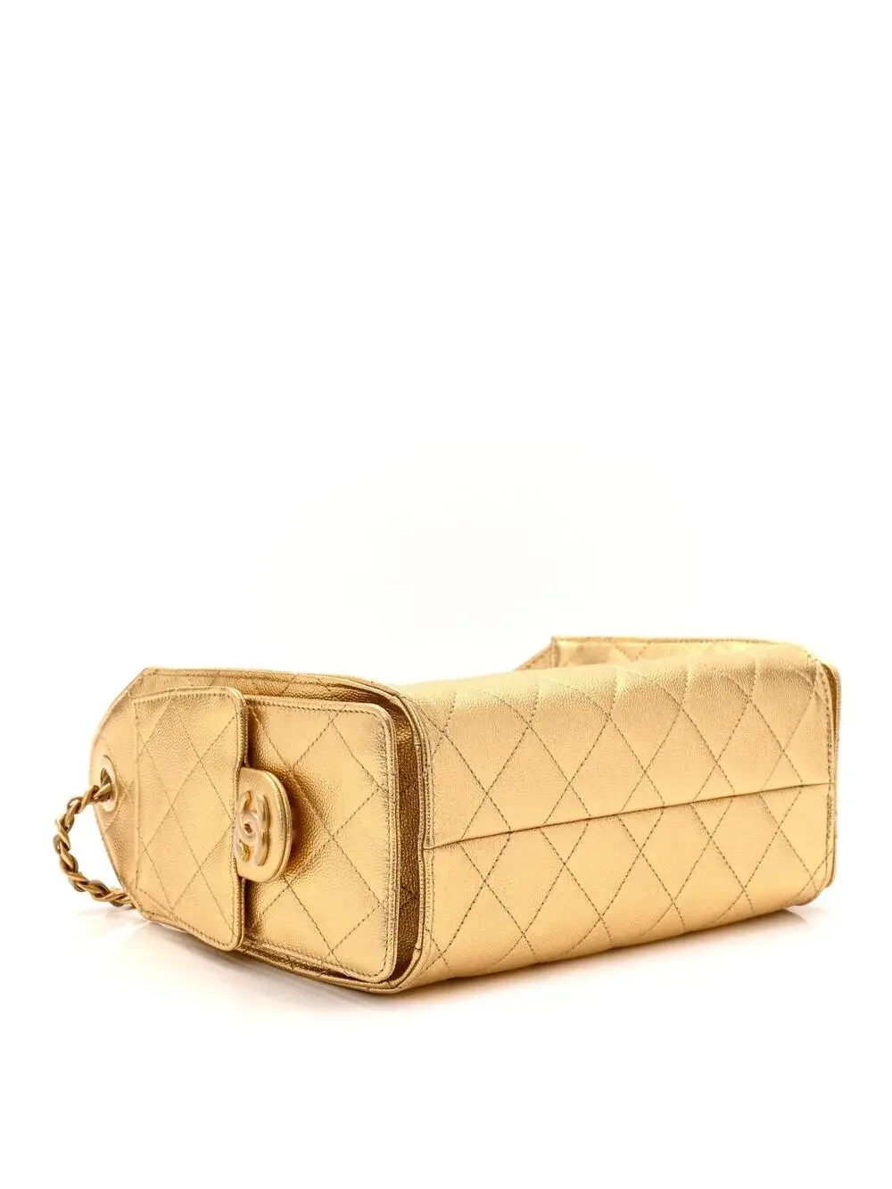Metallic Caviar Quilted Mini Chanel 25 #300519C72B